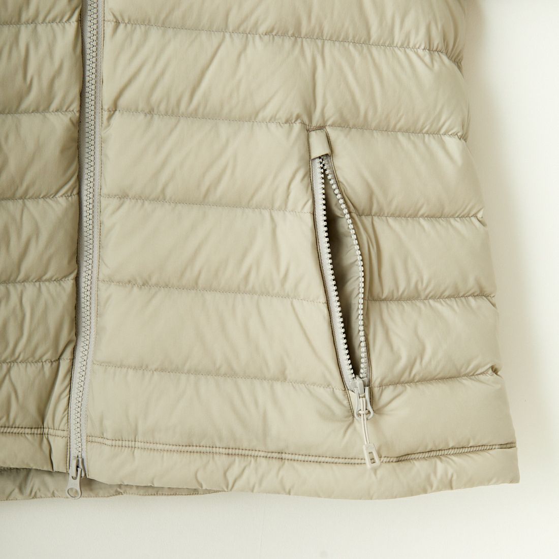 DANTON [ダントン] ミドルダウンフードジャケット [DT-A0563NRP] GREIGE