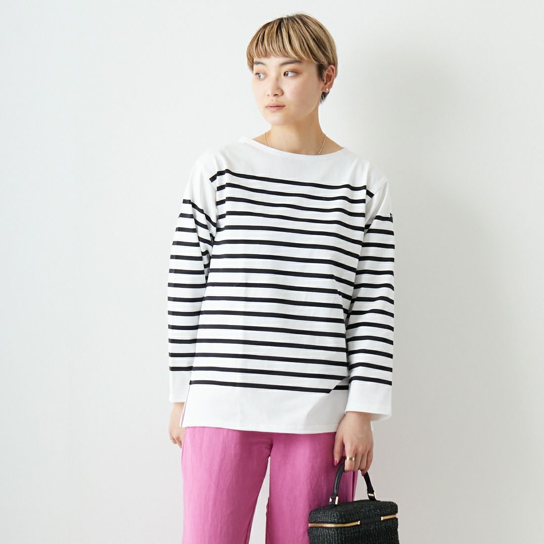 ST.JAMES [セントジェームス] NAVAL ナヴァル ロングスリーブTシャツ