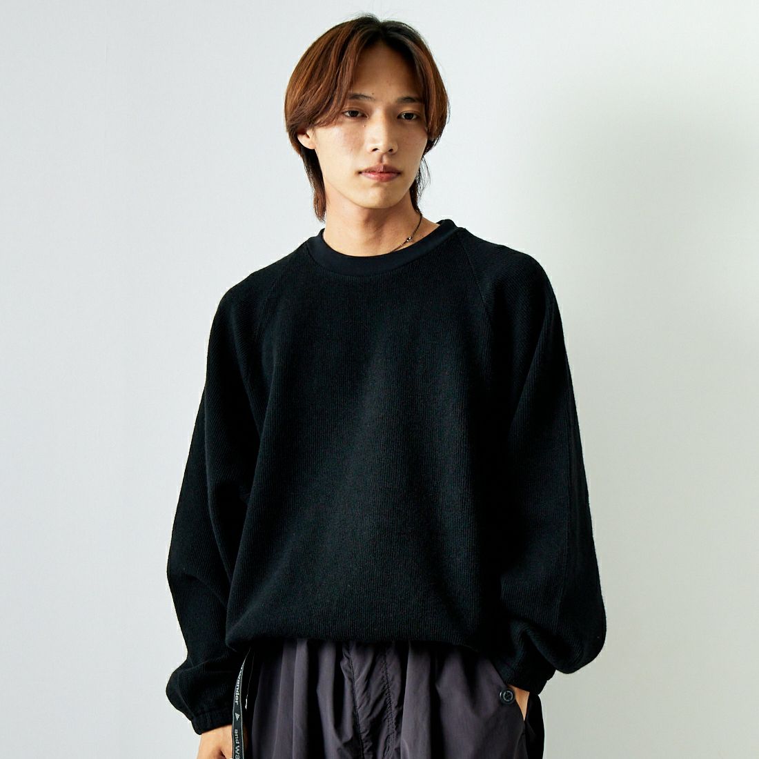 BLACK&&モデル身長：179cm 着用サイズ：1&&