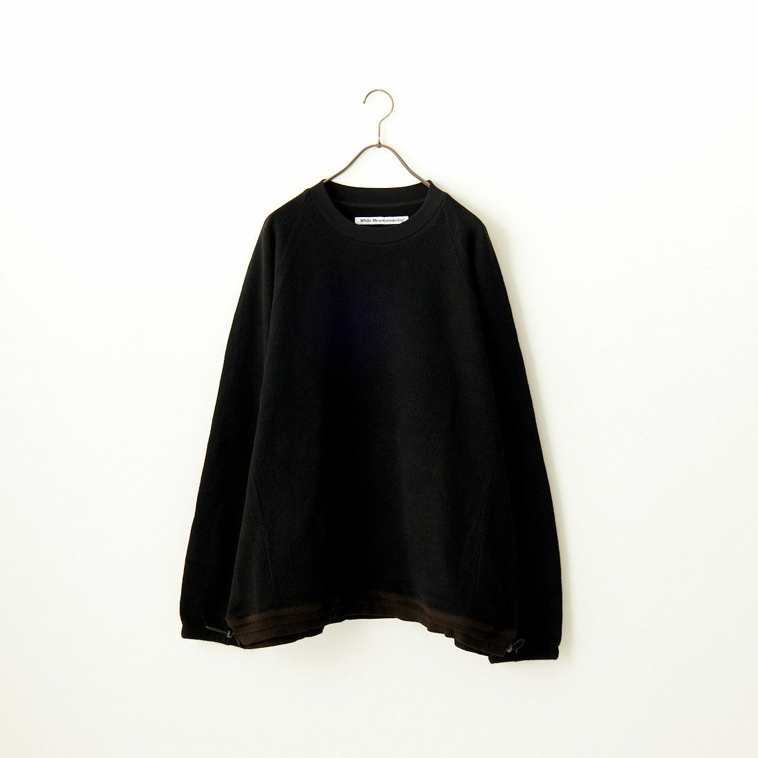 White Mountaineering [ホワイトマウンテニアリング] ラグランプルオーバー [WM2473511] BLACK