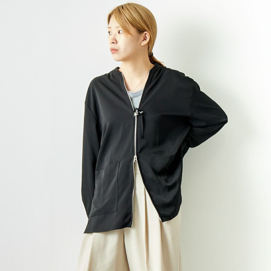 CHIGNON [シニヨン] ブルゾンシャツ [1644-018KK]｜ジーンズファクトリー公式通販サイト - JEANS FACTORY  Online Shop