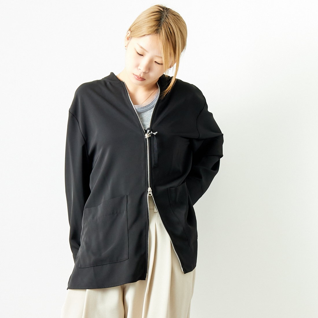 CHIGNON [シニヨン] ブルゾンシャツ [1644-018KK]｜ジーンズ 