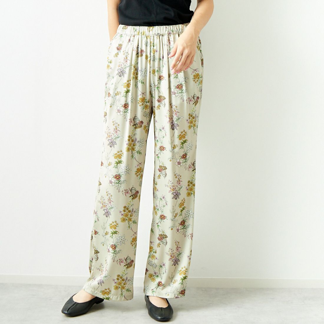 033 ﾍﾞｰｼﾞｭ&&モデル身長：167cm 着用サイズ：F&&