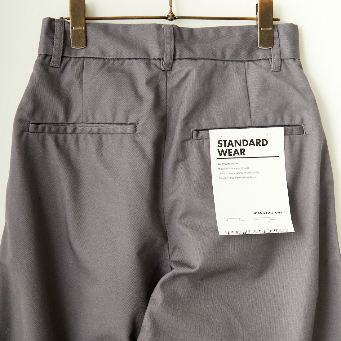 Jeans Factory Clothes [ジーンズファクトリークローズ] チノワイドパンツ [24SSINW-01PN] ｸﾞﾚｰ