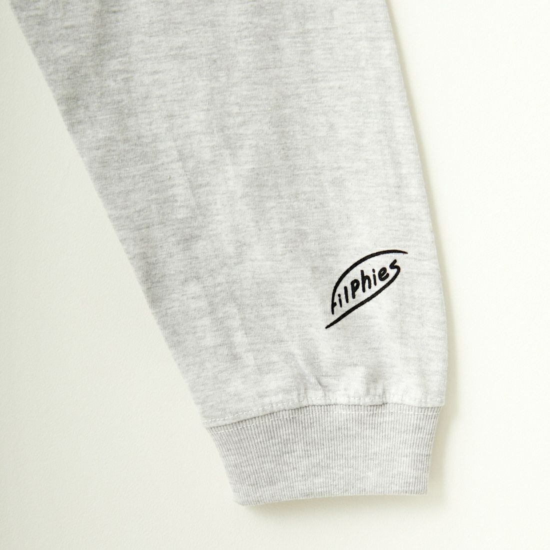 Filphies [フィルフィーズ] ロングスリーブプリントTシャツ [FP242PS00090] 11 ASH