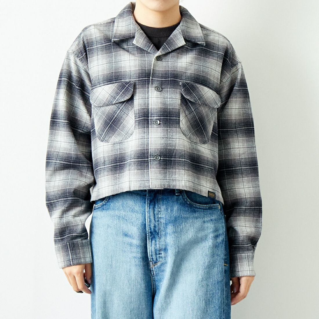 PENDLETON [ペンドルトン] ショートレンジ オープンカラーシャツ [4475-7101] 70 GRY/BLK