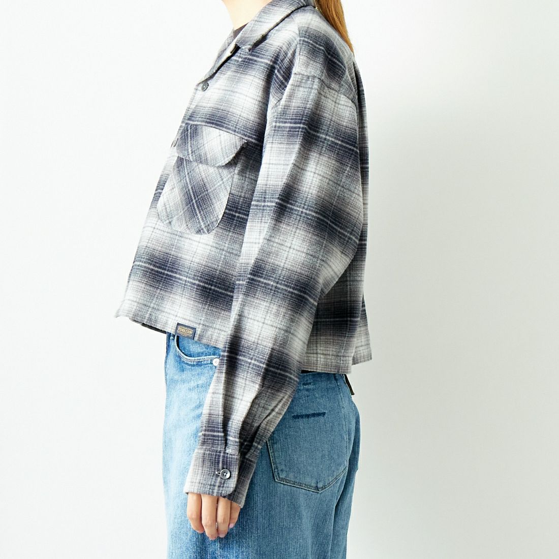 PENDLETON [ペンドルトン] ショートレンジ オープンカラーシャツ [4475-7101] 70 GRY/BLK