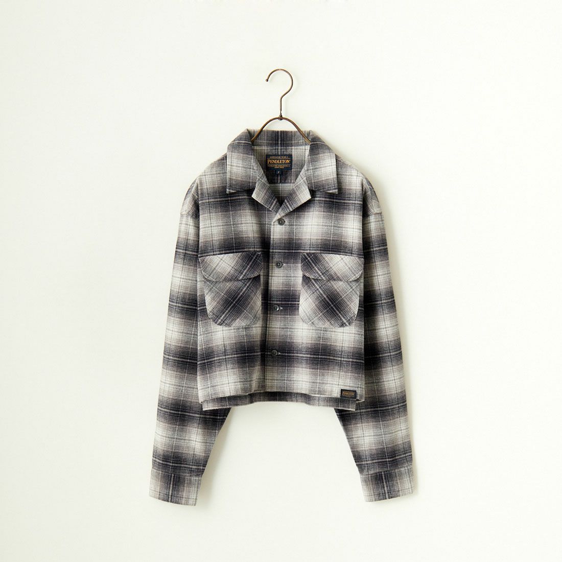 PENDLETON [ペンドルトン] ショートレンジ オープンカラーシャツ [4475-7101] 70 GRY/BLK