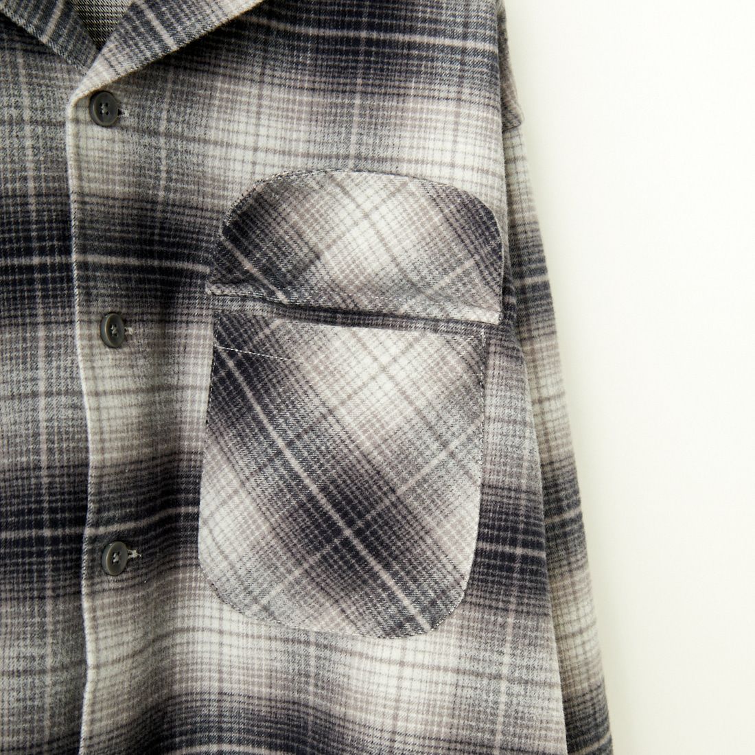 PENDLETON [ペンドルトン] ショートレンジ オープンカラーシャツ [4475-7101] 70 GRY/BLK