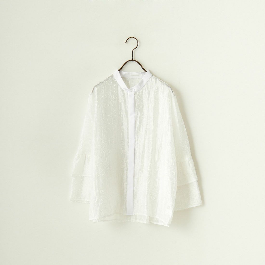 Jeans Factory Clothes [ジーンズファクトリークローズ] カットジャガードシャツジャケット [7443332] OFF WHITE
