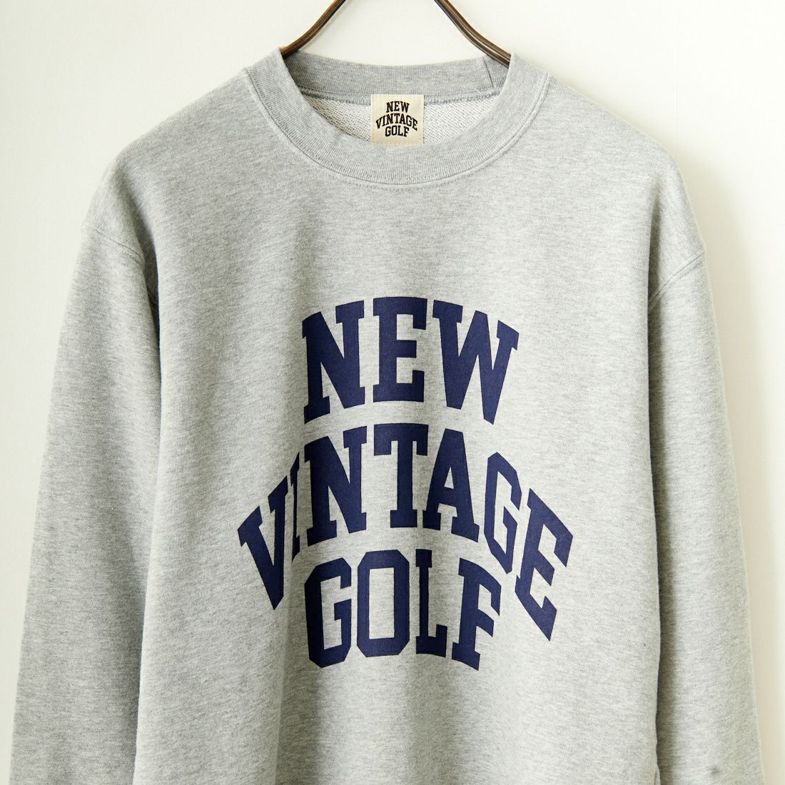 NEW VINTAGE GOLF [ニュービンテージゴルフ] ユーズドクルーネックスウェット [NVG-24F06] GREY