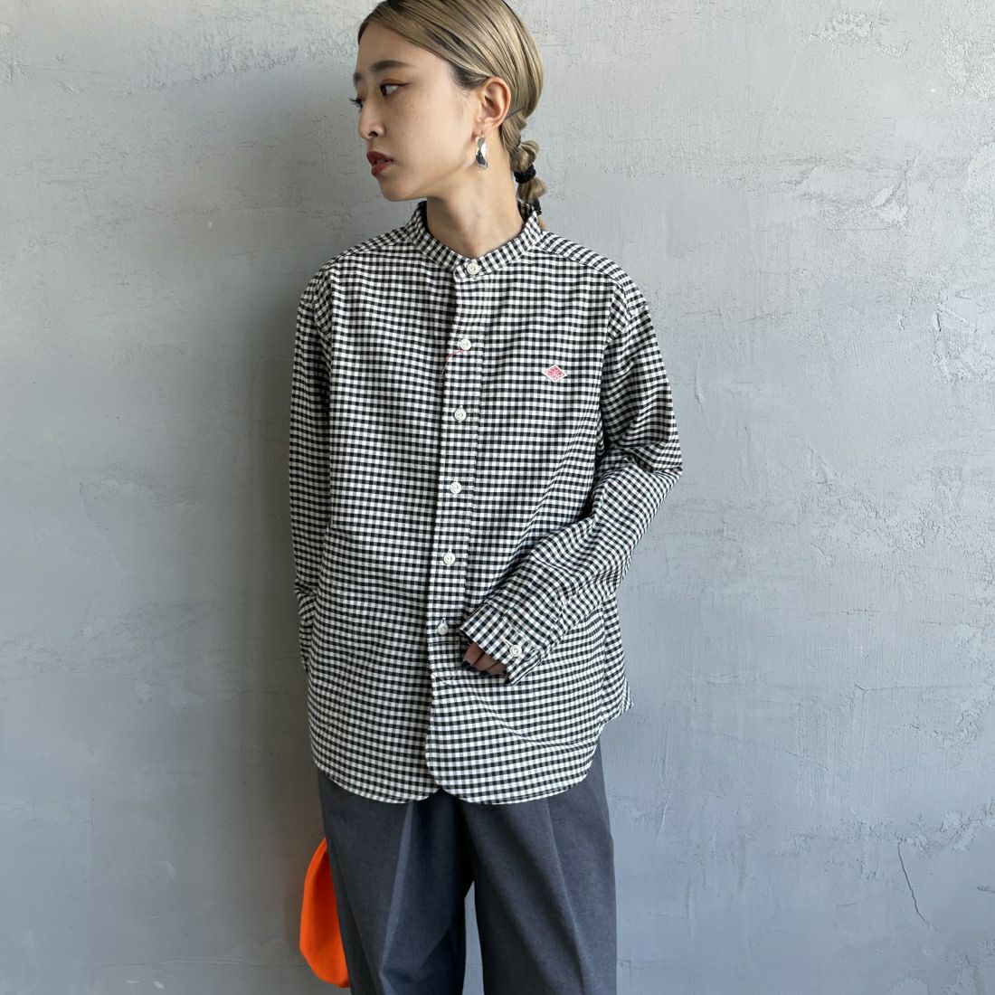 DANTON [ダントン] バンドカラーシャツ [DT-B0279OXP]｜ジーンズ