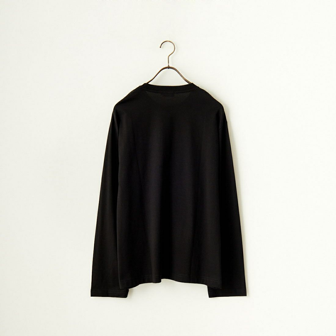 HANDVAERK [ハンドバーク] 60/2 ロングスリーブTシャツ [6521] BLACK
