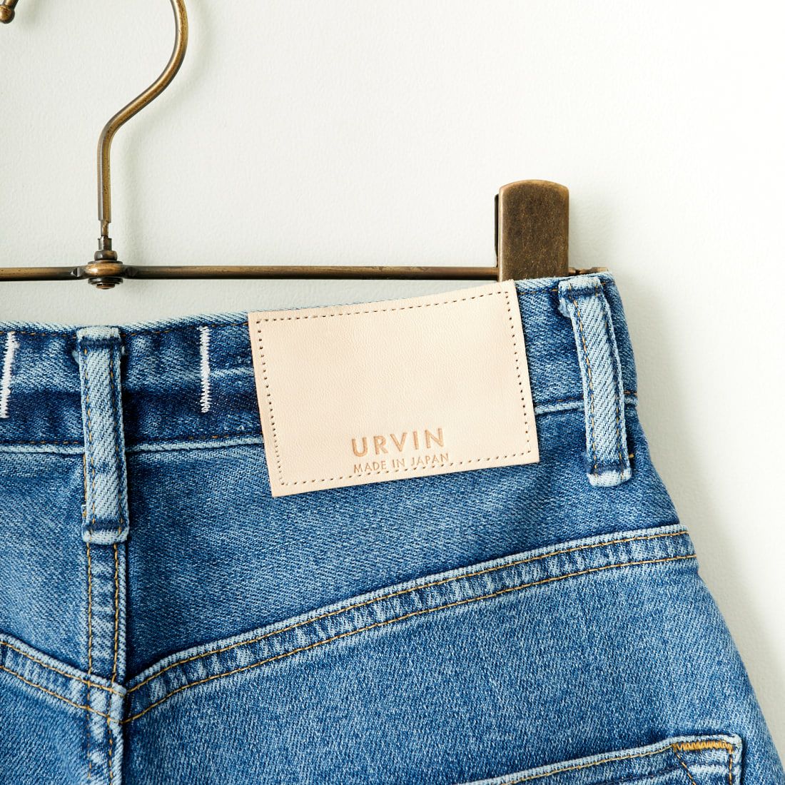 Urvin [アーヴィン] 別注 MARION JEANS ハイウエストストレートデニム [JUAG4400NB-JF] MID USED