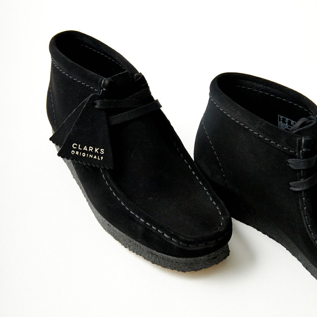 Clarks [クラークス] レディース ワラビーブーツ(ブラックスエード) [26155521] BLACK