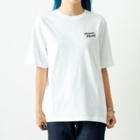 MAISON KITSUNÉ ハンドライティング コンフォート Tシャツ メゾン キツネ ハンドライティング コンフォート Tシャツ