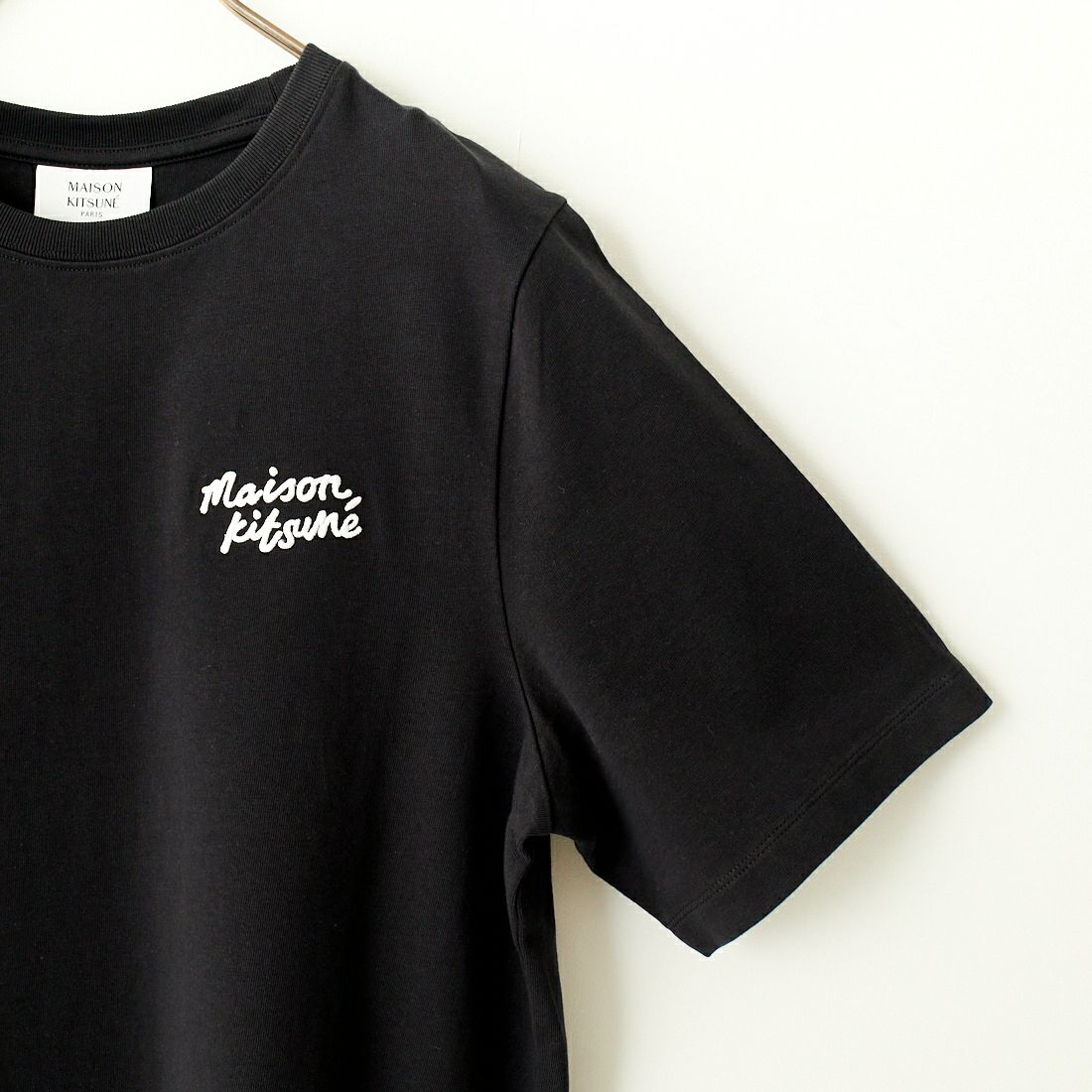 MAISON KITSUNE [メゾン キツネ] ハンドライティング コンフォート Tシャツ [MW00126KJ0119] O197 BLK