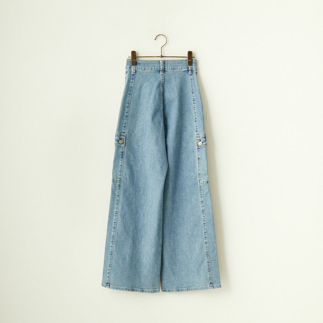 SOMETHING [サムシング] LISA カーゴワイドパンツ [SEA588] 98 L.BLUE