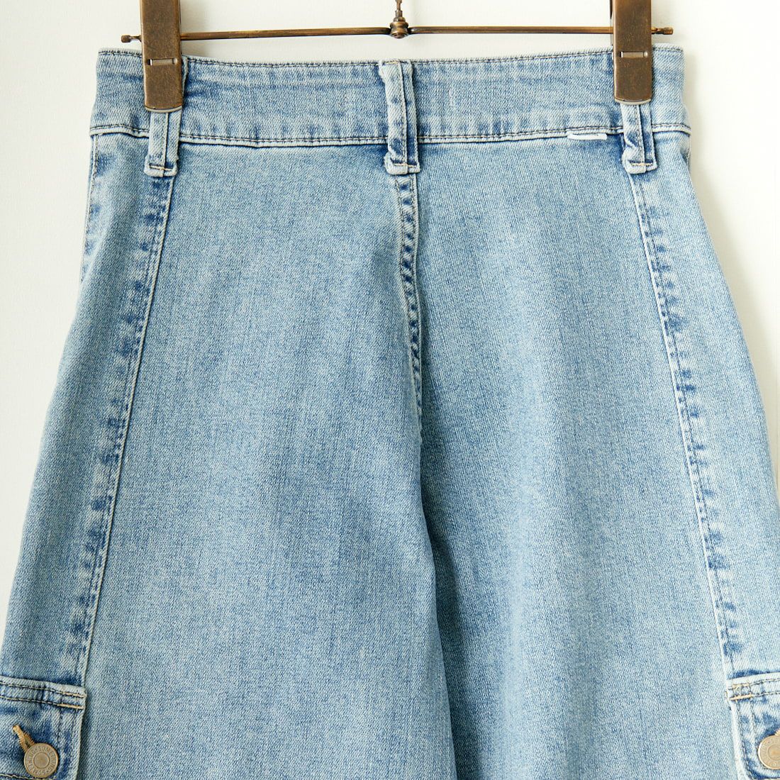SOMETHING [サムシング] LISA カーゴワイドパンツ [SEA588] 98 L.BLUE