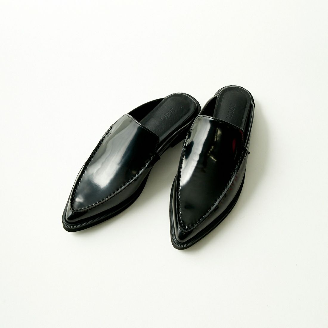 ROKOTA [ロコタ] ポインテッドローファーミュール [5ROS-184-2] ﾌﾞﾗｯｸ