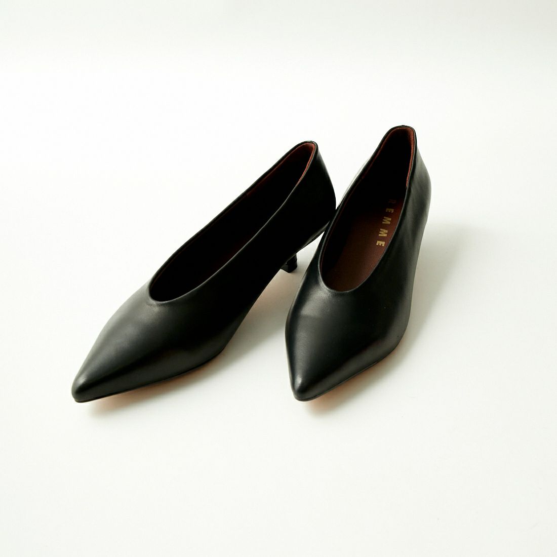 REMME [レメ] ポインテッドパンプス [ZH-24W041-SO] NEGRO