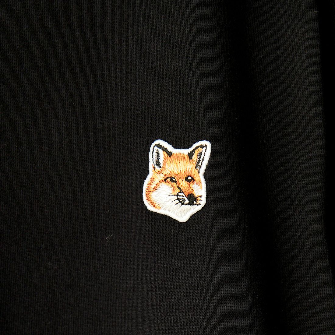 MAISON KITSUNE [メゾン キツネ] フォックスヘッド パッチ レギュラー Tシャツ [LM00104KJ0008] P199 BLK