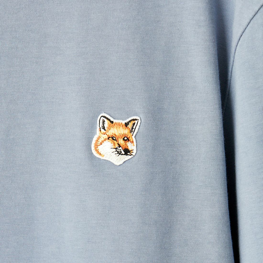 MAISON KITSUNE [メゾン キツネ] フォックスヘッド パッチ レギュラー Tシャツ [LM00104KJ0008] P154 M.BLU