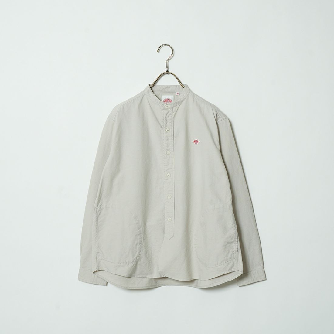 DANTON [ダントン] オックスフォード バンドカラーシャツ [DT-B0279SOX] OYSTER