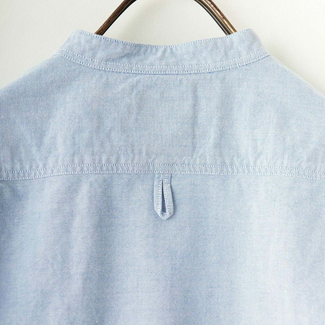 DANTON [ダントン] オックスフォード バンドカラーシャツ [DT-B0279SOX] BLUE