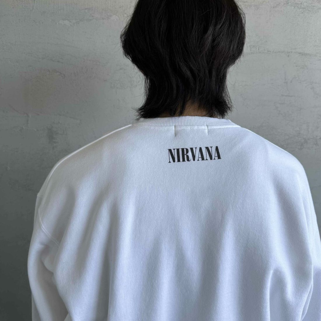 GOOD ROCK SPEED [グッドロックスピード] 別注 NIRVANA プリントスウェット [INTN-021-JF] WHITE
