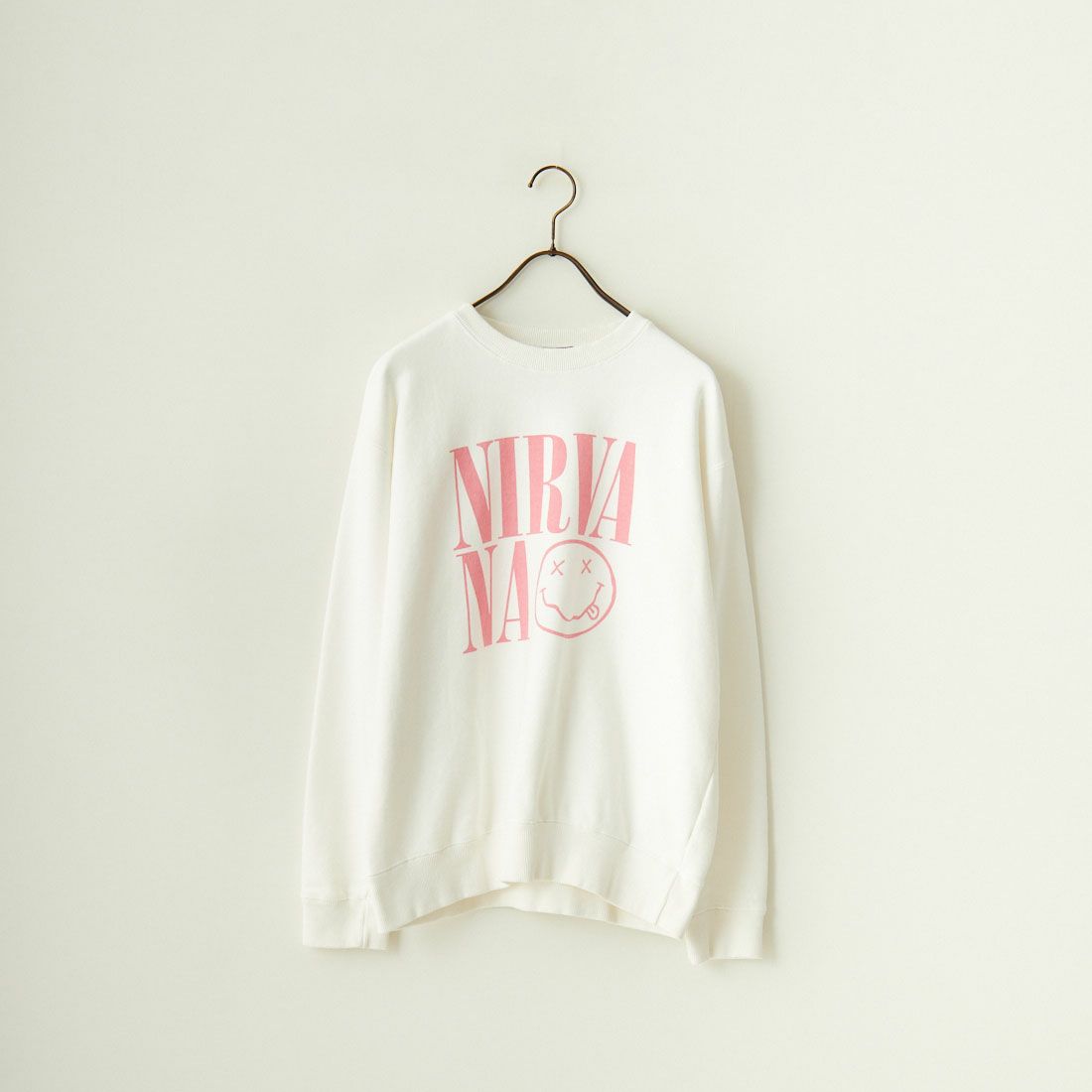 GOOD ROCK SPEED [グッドロックスピード] 別注 NIRVANA プリントスウェット [INTN-021-JF] WHITE