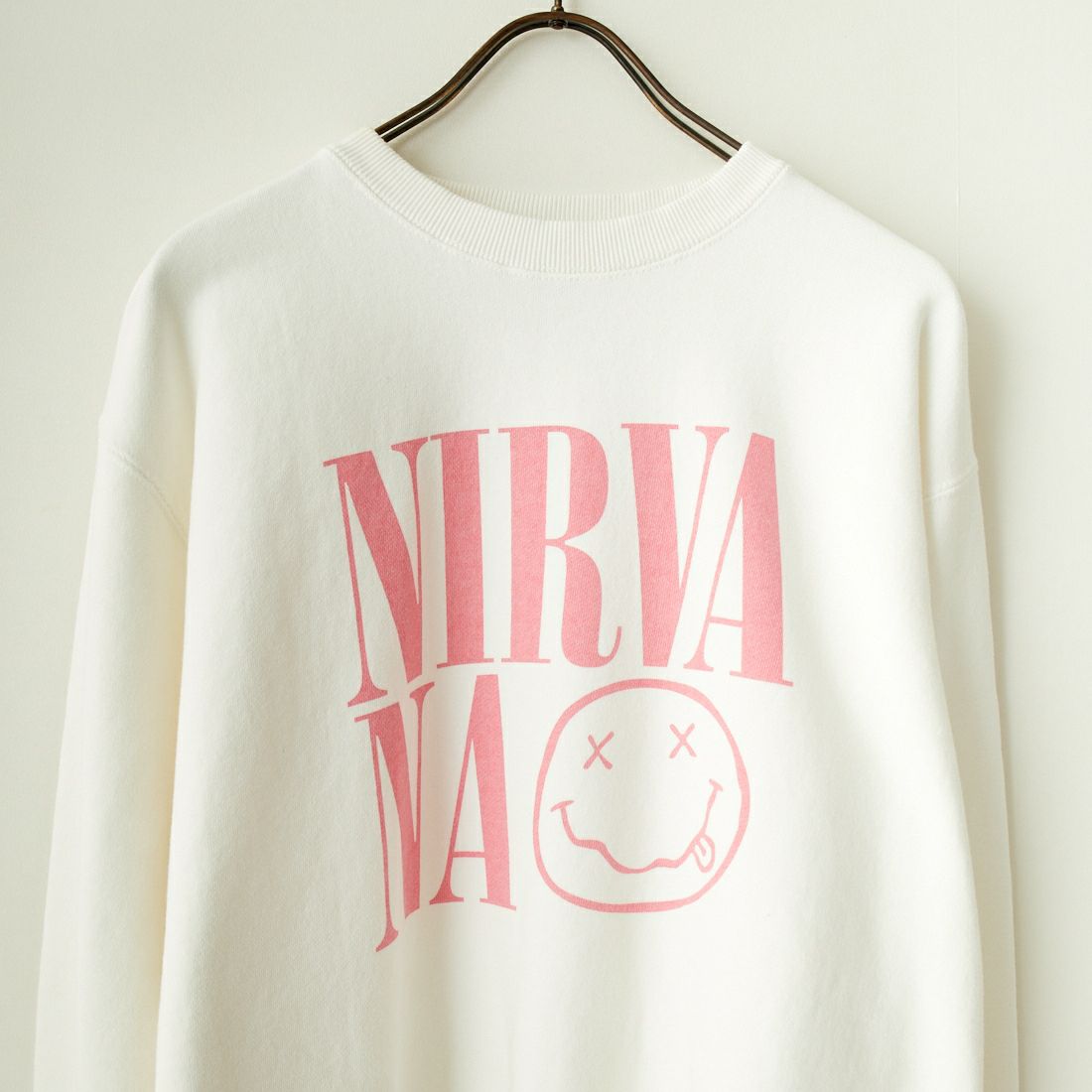 GOOD ROCK SPEED [グッドロックスピード] 別注 NIRVANA プリントスウェット [INTN-021-JF] WHITE