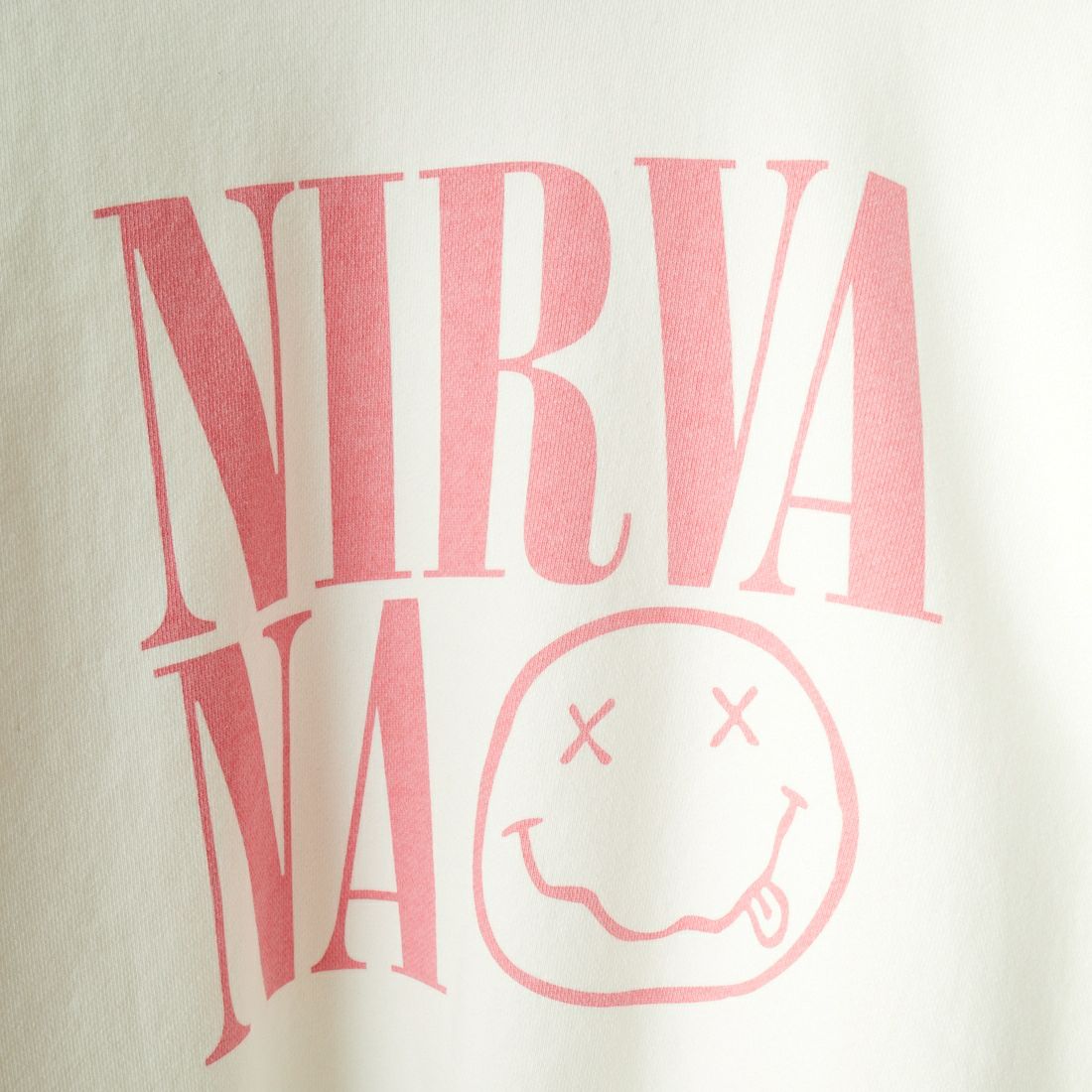 GOOD ROCK SPEED [グッドロックスピード] 別注 NIRVANA プリントスウェット [INTN-021-JF] WHITE