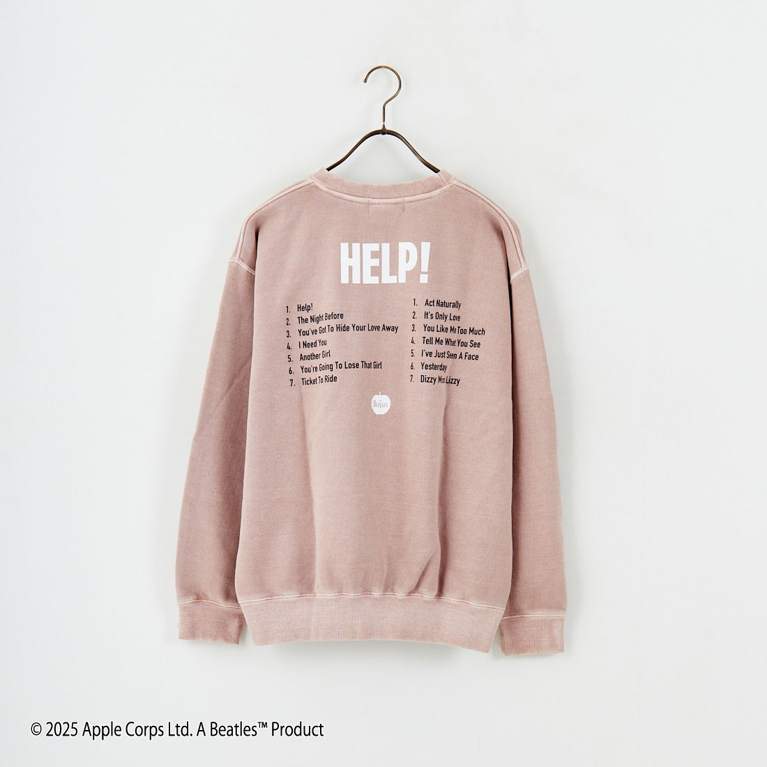 GOOD ROCK SPEED [グッドロックスピード] 別注 THE BEATLES プリントスウェット [INTN-019-JF] PINK