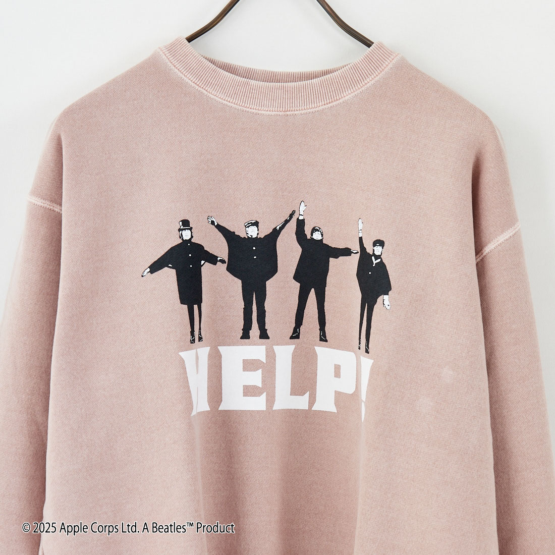 GOOD ROCK SPEED [グッドロックスピード] 別注 THE BEATLES プリントスウェット [INTN-019-JF] PINK