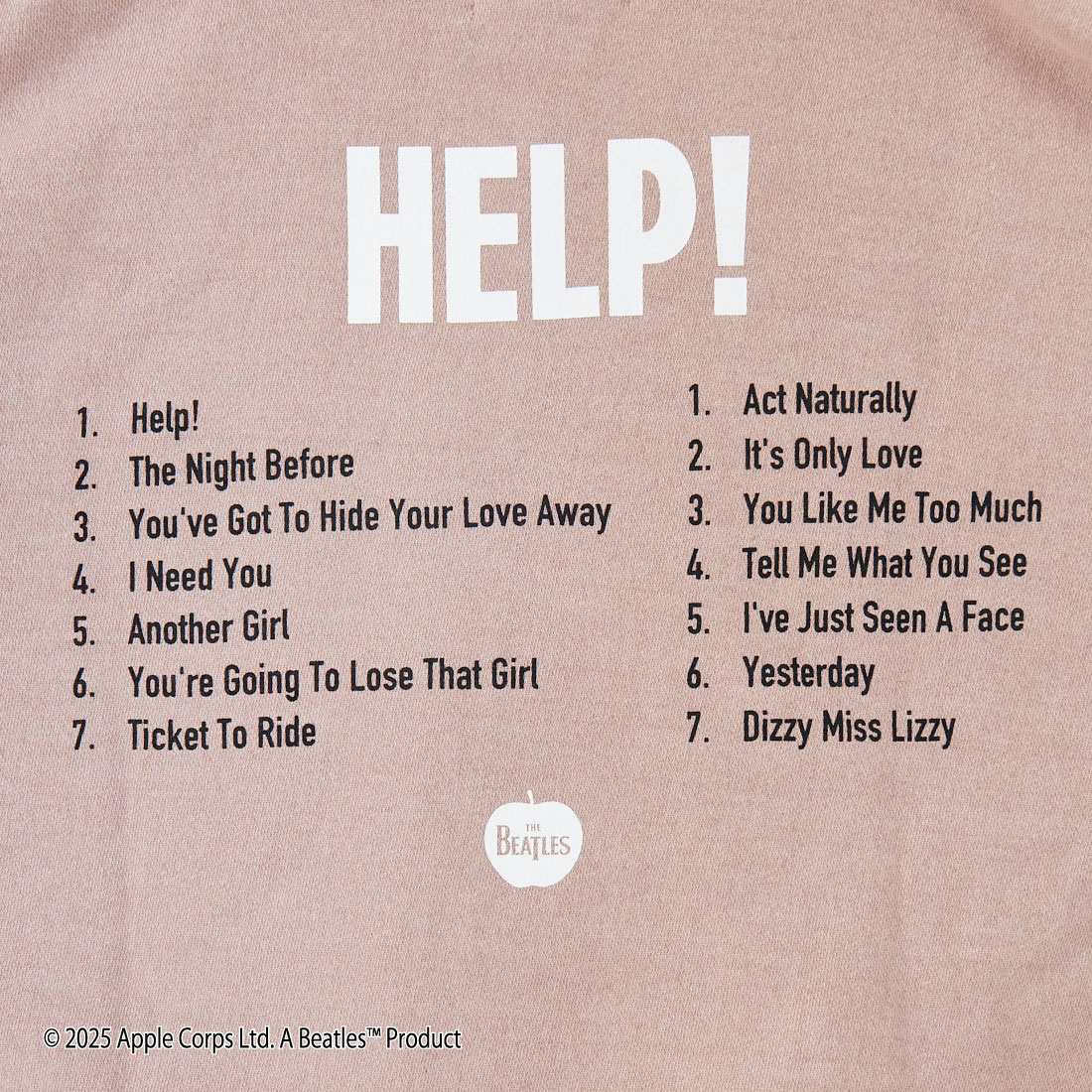 GOOD ROCK SPEED [グッドロックスピード] 別注 THE BEATLES プリントスウェット [INTN-019-JF] PINK