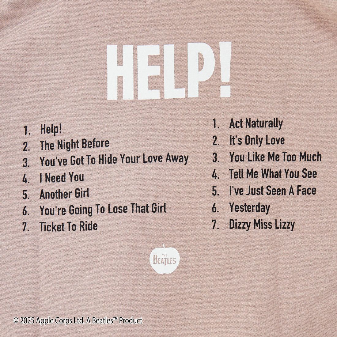 GOOD ROCK SPEED [グッドロックスピード] 別注 THE BEATLES プリントスウェット [INTN-019-JF] PINK