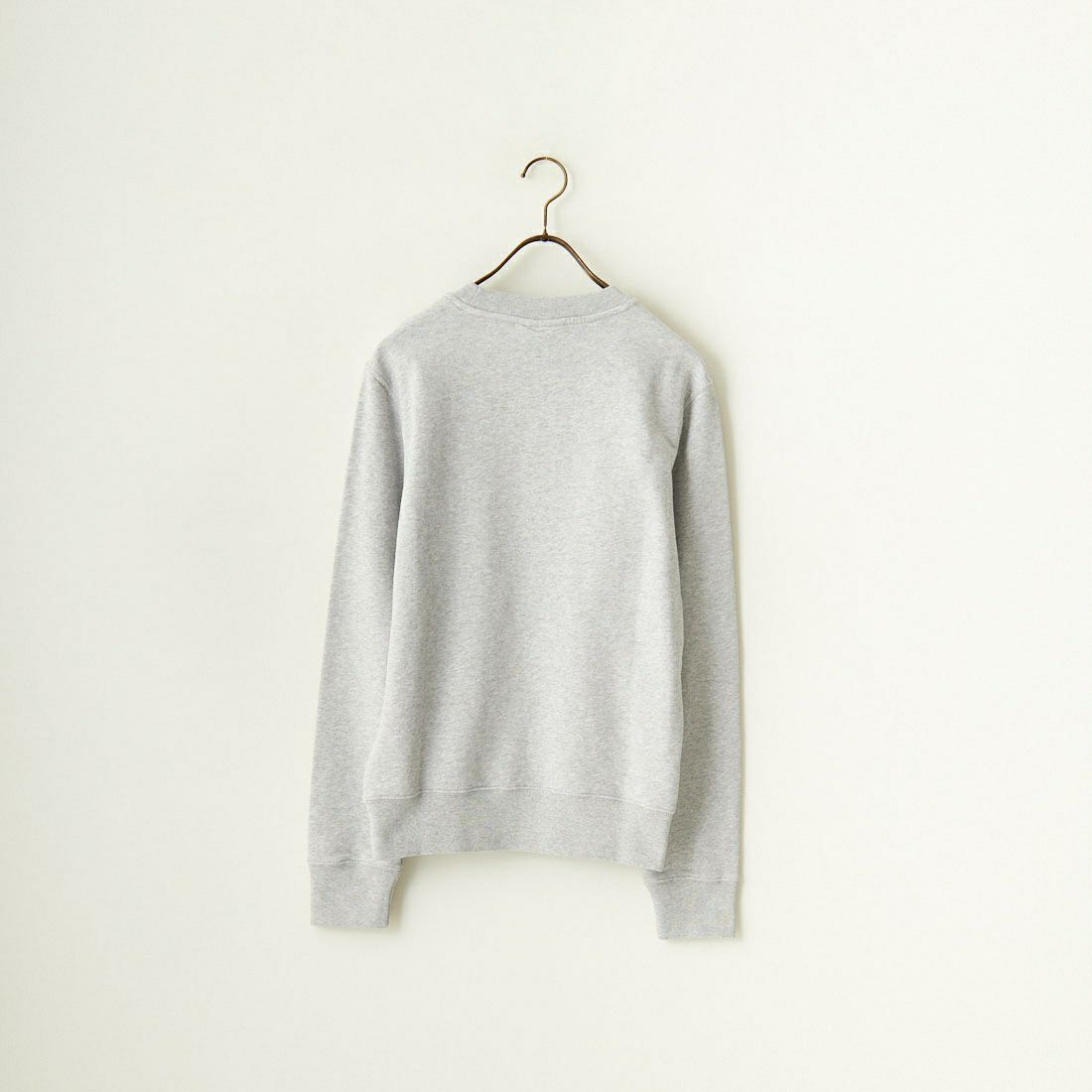 MAISON KITSUNE [メゾン キツネ] フォックスヘッドパッチ レギュラースウェットシャツ [LM00301KM0001] H120 L.GRY