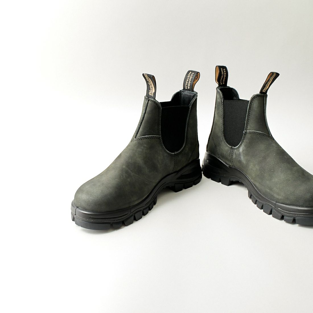 Blundstone [ブランドストーン] LUG BOOT ヌバック [BS2238056] ﾗｽﾃｨｯｸﾌﾞﾗｯ