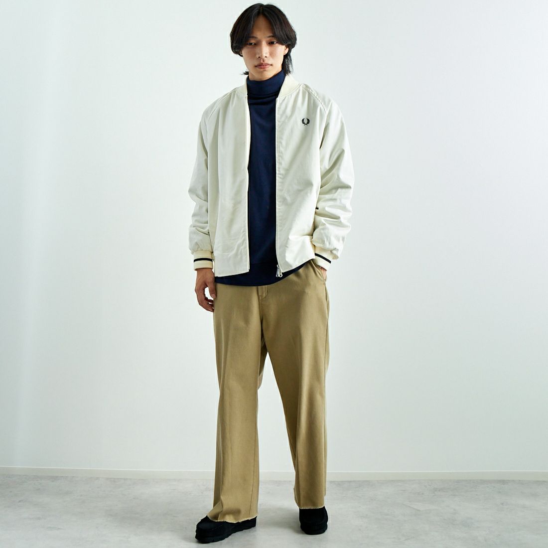 FRED PERRY [フレッドペリー] 別注 テニスボンバージャケット [FPM-24A-007-JF]｜ジーンズファクトリー公式通販サイト -  JEANS FACTORY Online Shop