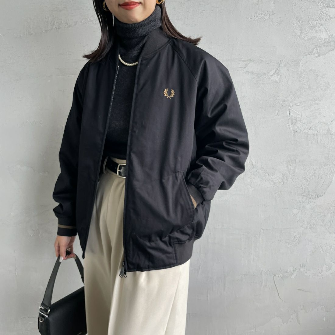 FRED PERRY [フレッドペリー] 別注 テニスボンバージャケット [FPM-24A-007-JF]｜ジーンズファクトリー公式通販サイト -  JEANS FACTORY Online Shop