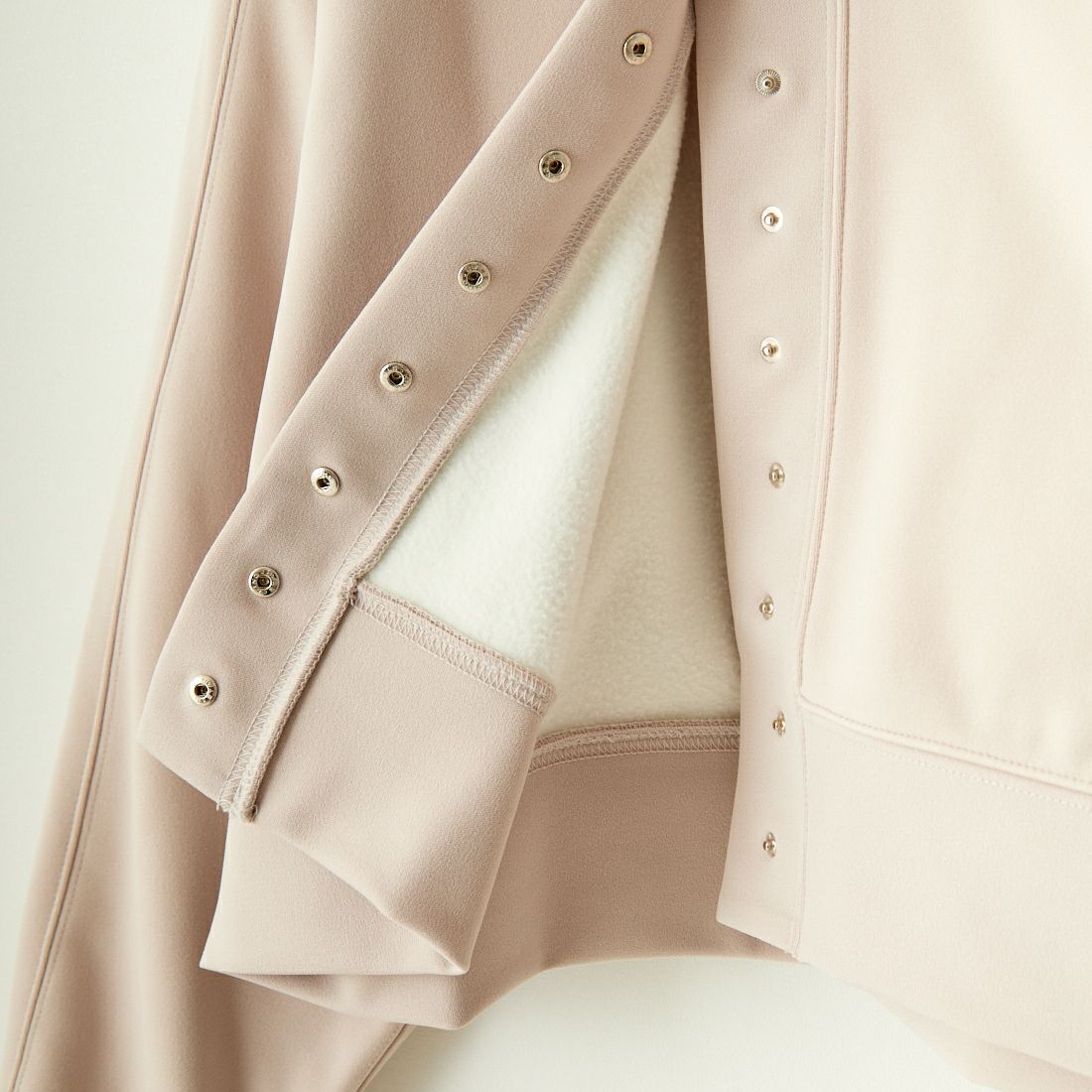 Margaux vintage [マルゴーヴィンテージ] スナップボタンカーディガン [MG-JK-24098-A] NUDE