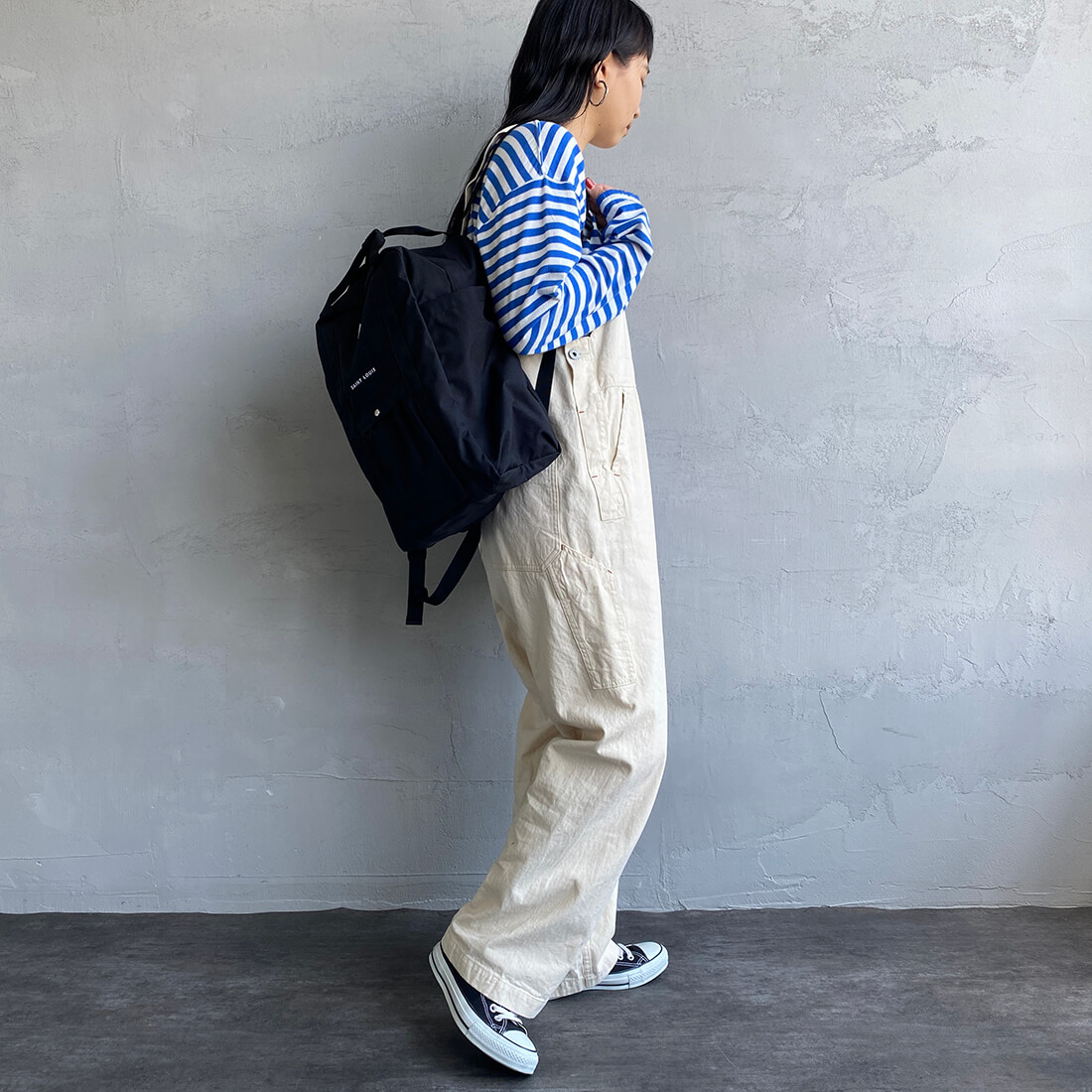 DANTON [ダントン] コーデュラナイロン 2WAYスクエアバッグ SAINT LOUIS [SAINT-LOUIS] BLACK