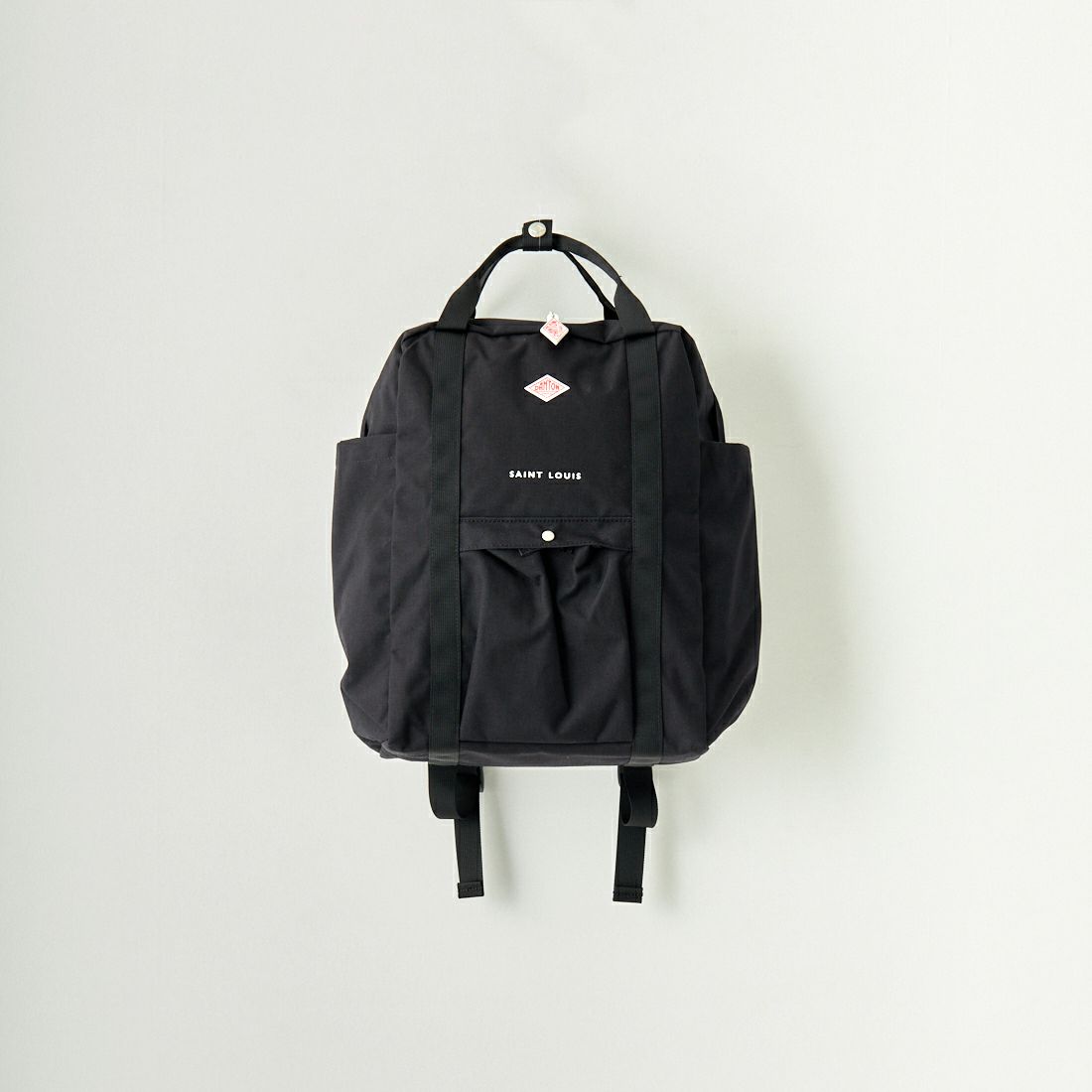 DANTON [ダントン] コーデュラナイロン 2WAYスクエアバッグ SAINT LOUIS [SAINT-LOUIS] BLACK
