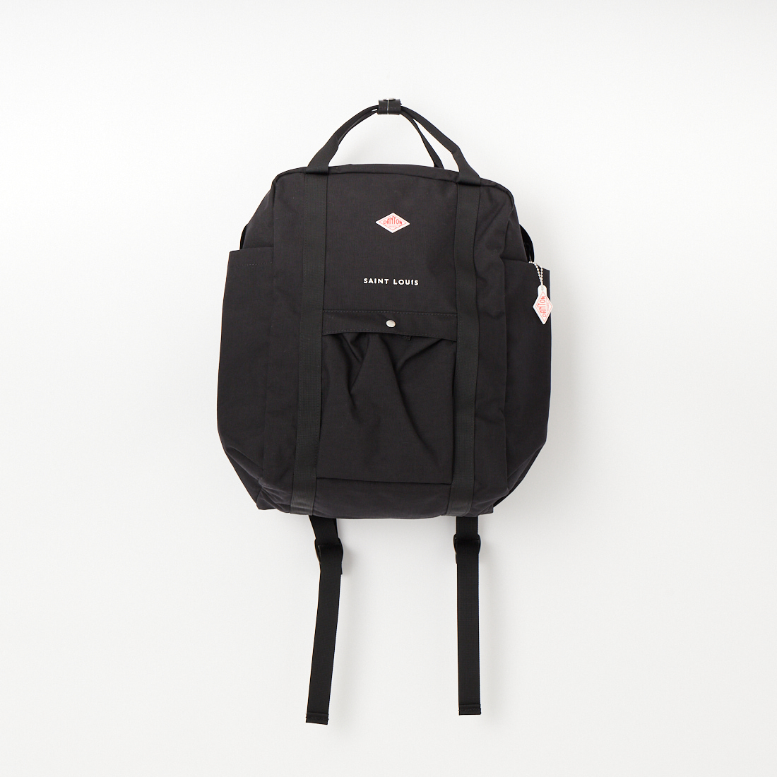 DANTON [ダントン] コーデュラナイロン 2WAYスクエアバッグ SAINT LOUIS [SAINT-LOUIS] BLACK