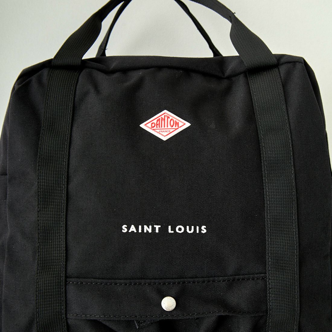 DANTON [ダントン] コーデュラナイロン 2WAYスクエアバッグ SAINT LOUIS [SAINT-LOUIS] BLACK