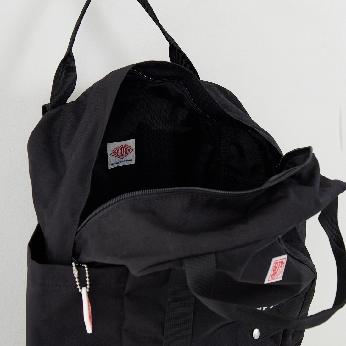 DANTON [ダントン] コーデュラナイロン 2WAYスクエアバッグ SAINT LOUIS [SAINT-LOUIS] BLACK