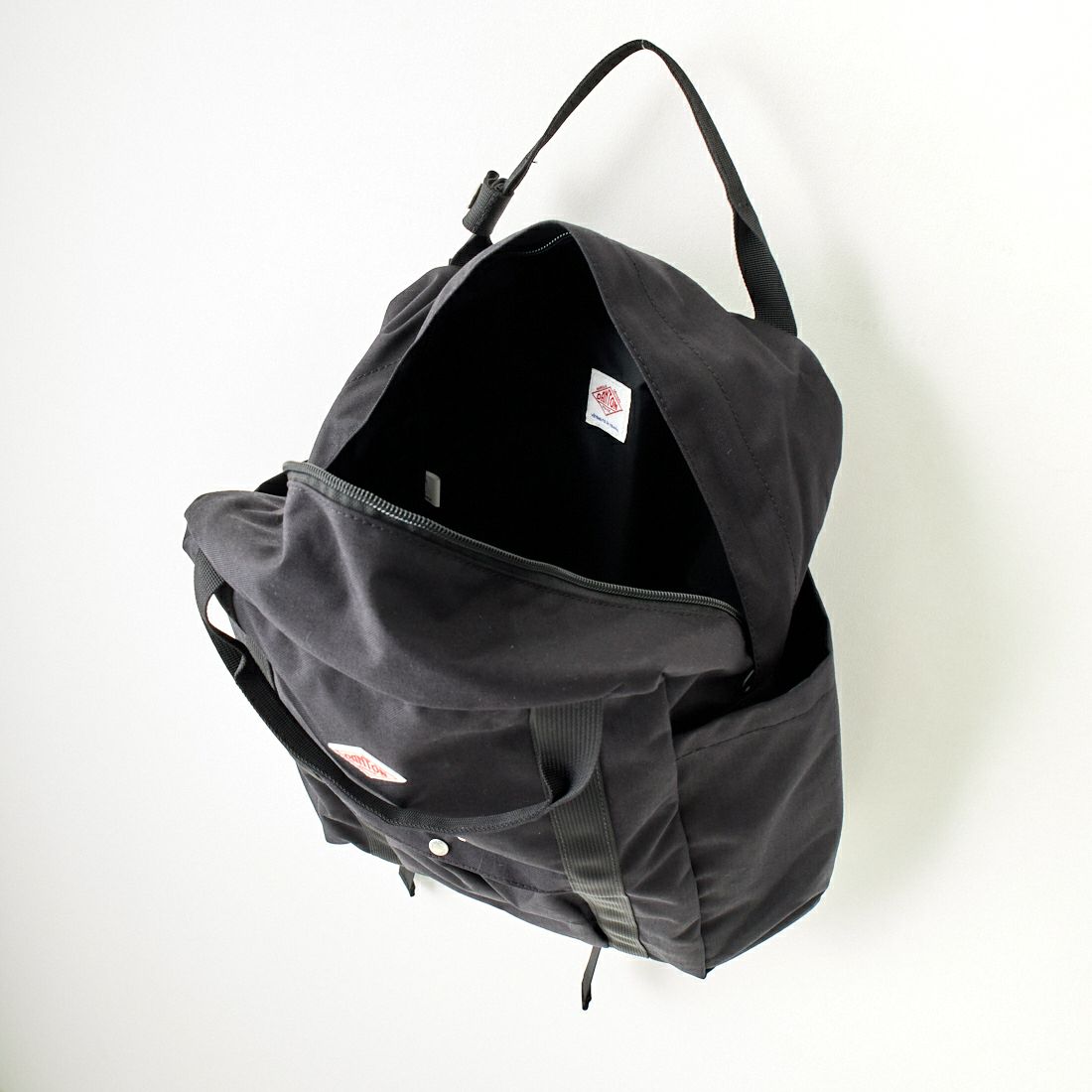 DANTON [ダントン] コーデュラナイロン 2WAYスクエアバッグ SAINT LOUIS [SAINT-LOUIS] BLACK