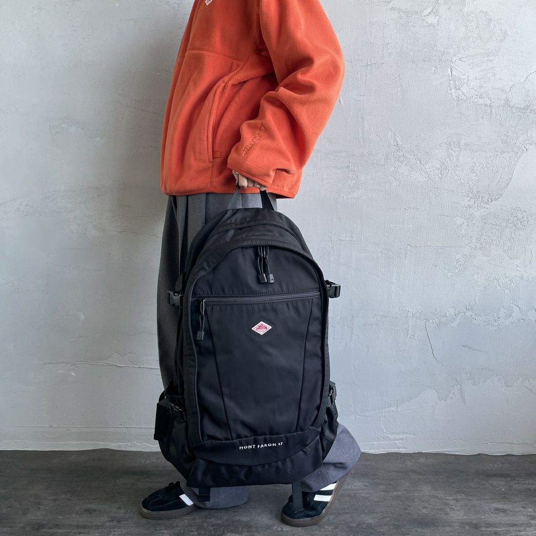 DANTON [ダントン] ポリエステルツイル バックパック [MONT-FARON-27] BLACK
