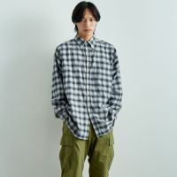 R12GFP BLK&&モデル身長：179cm 着用サイズ：16H&&